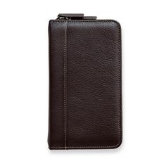 Take pens or small tools with you in this zip-secure case with built-in pouch, crafted in our pebbled, full-grain mocha leather with plaid twill lining. The attached zippered accessories pouch can hold ink refills, erasers or other small items. It holds up to seven instruments of varying sizes, each in their own sleeve. Modern Brown Wallet With Zipper Closure, Classic Brown Wallet With Zipper Pocket, Classic Rfid Blocking Cases For Everyday Use, Modern Brown Wallet With Zipper Pouch, Formal Brown Wallet With Zipper Pouch, Classic Travel Wallet With Zipper Pouch, Brown Cases With Zipper Closure For Daily Use, Brown Travel Wallet Rectangular Case, Brown Travel Case With Card Slots