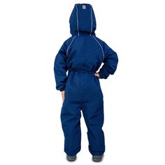 Whether it's rain, snow or slush, get outside in all-weather with our Cozy-Dry Play Suit!    100% Waterproof: Waterproof rating of 10000mm with fully taped seams and inner membrane  Windproof & Breathable: Fabric active breathability of 5000g/m2/24h  Fleece-Lined: Fully fleece-lined. Temperature rating: -5℃  Gro-With-Me®: Generously sized with adjustable hood, waist, and elasticized cuffs  Non-Toxic: Biodegradable Bionic-Finish® Eco DWR coating, PVC and fluorine free   Back to Cozy-Dry Rain Suit Navy Winter Raincoat For Outdoor Use, Blue Weatherproof Raincoat For Winter, Winter Sports Blue Raincoat, Winter Weatherproof Blue Raincoat, Winter Blue Weatherproof Raincoat, Blue Weatherproof Winter Raincoat, Navy Winter Outdoor Raincoat, Winter Blue Outdoor Raincoat, Sporty Blue Waterproof Raincoat