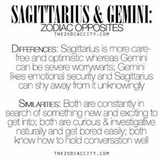 the zodiac sign for sagittrius and gemini is shown in black on a white background