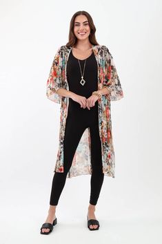 Sheer Floral Duster Wood And Gold, Floral Duster, Concert Festival, Fitted Jumpsuit, Flannel Jacket, Curvy Dress, Fun In The Sun, Style Boho, Sleeves Pattern