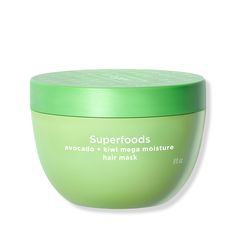 Transform your dry, thirsty strands into luscious locks with Briogeo Superfoods Avocado + Kiwi Mega Moisture Hair Mask. This superfood-infused mask is a game-changer for your hair care routine. Infused with the goodness of avocados, kiwi, and spinach, this nourishing hair mask is a powerhouse of nutrients. Avocado, rich in fatty acids, deeply conditions your hair, leaving it silky and smooth. Kiwi, bursting with vitamin C, provides your hair with antioxidant protection, keeping it healthy and vibrant. Spinach, a leafy green packed with flavonoids, promotes overall hair health, ensuring your mane is in its best shape. Why choose Briogeo Superfoods Avocado + Kiwi Mega Moisture Hair Mask? Let's look at some of the key benefits: Intensely hydrates dry, parched hair, improving softness and mana Salvia Hispanica, Best Hair Mask, Dark Leafy Greens, Hydrate Hair, Cocoa Seeds, Turmeric Root, Be Gentle, Theobroma Cacao, Nourishing Hair