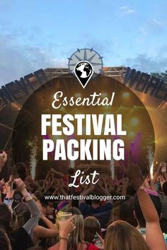 the festival packing list is here