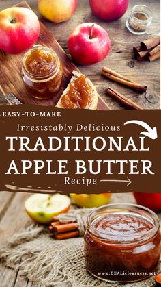 an image of traditional apple butter recipe