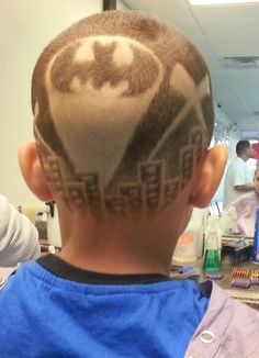 Batman hair tattooto much?not for my boyz!!! ) Wowzers it could be my grandsonsthey have the haircut already! | tattoos picture hair tattoo Hair Tattoo Men, Batman Signal, Hair Designs For Boys, Hair Tattoo Designs, Hair Designs For Men, Low Taper Fade Haircut, Boys Haircut, Trendy Mens Haircuts