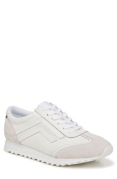 Chevron details amplify the sporty style of a lace-up sneaker that's sure to be a casual fave. Lace-up style Leather upper/textile lining/synthetic sole Imported Franco Sarto, Nordstrom Store, Anniversary Sale, Sporty Style, Up Styles, Womens Sneakers, Leather Upper, Nordstrom, Lace Up