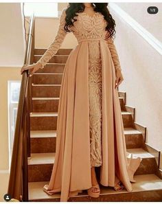 Classy Wedding Guest Dresses, Mother Of Bride Dresses, Wedding Dress Bustle, Evening Gowns With Sleeves, Dresses Design, Red Long Sleeve Dress, African Dresses For Kids, Soiree Dress, Dinner Dress Classy