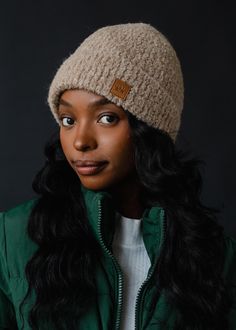 Keep warm and look stylish with our women's tan knit beanie. This beanie is fleece lined for extra warmth and features a beautiful, neutral color. Perfect for keeping out winter's chill and getting all the compliments! Tan knit beanie Cuffed detail at the hemline Fleece lined Crown patch on the left side One size Designed in the U.S.A. Produced in China. 69% Polyester / 17% Nylon / 10% Wool / 4% Spandex Knitted Hats Kids, Knit Hat For Men, Knit Jewelry, Cuffed Beanie, Blouse Tank Top, Beanie Cap, Women's Beanie, Cuff Detail, Knitting For Kids