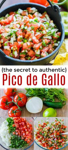 the secret to authentic pico de gallo