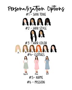 the different types of women's hair for each type of woman in their life