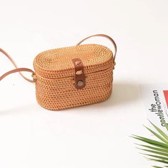 Indonesia Square Rattan Bag Summer Beach Straw Rattan Shoulder Bag Large Capacity Box Bag For Summer Vacation, Large Capacity Box Bag For Beach In Summer, Natural Handheld Straw Bag With Mobile Phone Holder, Natural Color Summer Pouch Satchel, Summer Natural Color Pouch Satchel, Natural Color Summer Satchel Pouch, Casual Beige Box Bag With Mobile Phone Holder, Casual Beige Box Bag With Phone Pocket, Summer Vacation Shoulder Box Bag