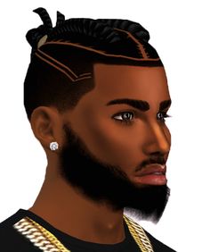 XxBlacksims Braided Man Bun 4 Braids Hairstyle, Sims 4 Curly Hair, Black Boy Hairstyles, Braided Man Bun, Sims 4 Men Clothing, Sims 4 Black Hair