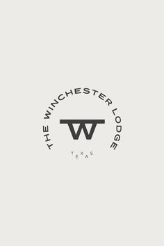 the winchester lodge logo on a white background