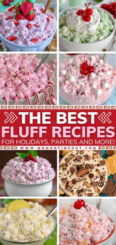 the best fluff recipes for holidays, parties and more