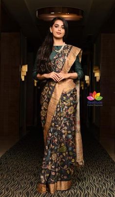 Draped Sarees, Latest Indian Fashion Trends, Kota Silk Saree, Silk Sarees Online Shopping, Sari Blouse Designs, New Blouse Designs, Indian Saree Blouses Designs