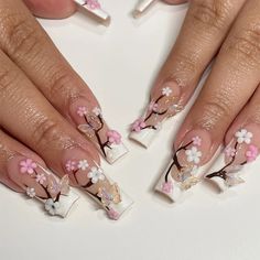 Cherry Blossom Nails, Nail Swag