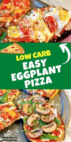 Easy, low carb, Eggplant Pizza Pizza Gluten Free, Low Carb Dinner Easy, Healthy Pizza Crust, Eggplant Pizza, Easy Eggplant, Healthy Eggplant, Eggplant Pizzas, Low Carb Easy, Dinner Today