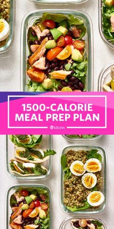 How I Meal Prep for a Week of 1500-Calorie Days — Power Hour Meal Prep 1500 Calories A Day, 1500 Calorie Diet, 1500 Calorie Meal Plan, Meal Prep Plan, Cucumber Diet, Belly Diet, Meal Prep Plans, Easy Diet, 1200 Calorie