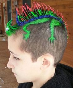 Crazy Hair Day#boyhair #boysstyle #kidshair #trendyboys #coolhair #boyscut #hairstyleideas #littleman #hairinspo #boysfashion