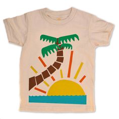 Unique Paper cutout artwork. Soft and comfy tagless apparelMade in CaliforniaNatural 100% organic cotton Unisex Organic Cotton T-shirt For Summer, Eco-friendly Green Cotton T-shirt, Eco-friendly Graphic Print T-shirt For Summer, Hand Printed Organic Cotton T-shirt, Relaxed Fit, Hand Printed Relaxed Fit Organic Cotton T-shirt, Hand Printed Organic Cotton T-shirt In Relaxed Fit, Hand Printed Organic Cotton T-shirt, Beach Graphic Cotton Tops, Beach Cotton Tops With Graphic Design