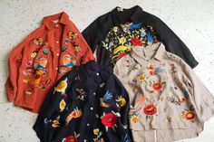 This Beautiful Hand Embroidered Blouse is full of colorful florals that will make you stand out at any event. All of our clothing items are handmade, therefore embroidery will vary on each unique blouse. Every item is unique and one of a kind! Traditional Collared Tops With Floral Embroidery, Summer Embroidered Multicolor Shirt, Summer Embroidered Collared Tops, Summer Collared Tops With Floral Embroidery, Bohemian Collared Tops With Floral Embroidery, Summer Embroidered Shirt With Multicolor Embroidery, Multicolor Long Sleeve Tops With Embroidered Graphics, Spring Collared Top With Floral Embroidery, Bohemian Style Embroidered Collared Top