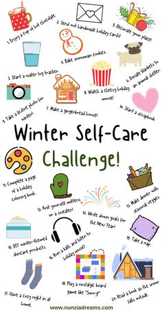 Bucket List Self Care, Self Care Challenge, Holiday Cards Handmade, Self Care Ideas, Self Care Bullet Journal, Winter Diy, Self Care Activities