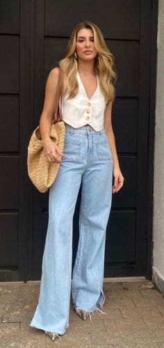 Pastel Outfit, Looks Street Style, Mode Inspo, Looks Chic, Trend Fashion, Summer Fashion Outfits, Looks Style, Mode Inspiration, Outfits Casuales