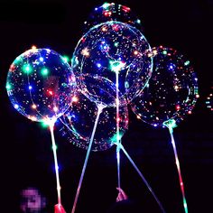 PRICES MAY VARY. CONTAINS: 6 LED string lights for slumber party, 10 pieces of bobo balloons, 6 balloon sticks, 1 air pump SIZE: 10ft(3 meters) LED string lights, 20 inches latex balloon, 70 cm balloon stick HOW TO INFLATE: Needs to inflate with air pump, or with helium by helium tank USAGE OCCASSION: Indoor or Outdoor, any Events, Birthday and Wedding Party, Christmas Celebrations WARRANTY: In case there is quality problem, you can apply for unconditional refund in the valid period 
Specificati Christmas Birthday Party Decorations, Bobo Balloons, Balloon Holders, Plastic Balloons, Balloons Wedding, Led Balloons, Clear Balloons, Christmas Birthday Party, Giant Balloons