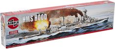 PRICES MAY VARY. HMS Hood Plastic Model Kits: The largest warship in the world when launched in 1918. She was the pride of the Royal Navy on sailing to intercept the Bismarck in May 1941 Ship Model Kit: There are a whole range of Airfix model navy ships to discover and build! With various sizes of scale boats spanning across decades of military history, from WW2 battleship model kits right through to modern commercial boat model kits & other military gifts for everyone at Airfix! Military Model Airfix Models, Hms Hood, Model Building Kits, Plastic Model Kit, Model Hobbies, Vintage Classics, Military Gifts, Model Planes, The Pride