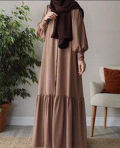 Discover the most beautiful designs of abayas and modest dresses Ghada abaya with hijab 😍😍 Measurements 👇👇 Suitable from 38-40 Suitable from 42-44 Suitable from 46-48 Suitable from 50-52 Payment: Credits and Debit cards, Apple Pay, Google Pay, and PayPal 💳 Handling Time:      1 / One Business day. Shipping : We offer fast shipping within  12 business days/ Delivery of the order  We attach the tracking number to all items 📌🌐 🤌 Please Don't Hesitate To Let Me Know! Your Satisfaction Is Very Important To Me, I Hope You Enjoy Your Day ♥️ Thank you for your purchase 🙂 Naqaab Design, Borkha Design Simple, Borkha Design, Hijab Long Dress, Abaya With Hijab, Burqa Design, Simple Abaya Designs, Simple Abaya, Hijab Stile