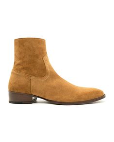 Django Camel by Cinco Studio - Cinco Studio Suede Boots Men, Chelsea Boots Men Outfit, Mens Suede Boots, Rock Culture, Boots Men Outfit, Studio Color, Men’s Boots, Dress Attire, Chelsea Boots Men