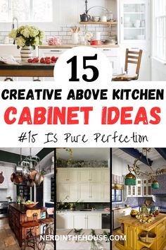 the top 15 creative kitchen cabinet ideas