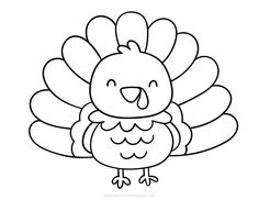 a cartoon turkey with its eyes closed and one eye open, standing in front of the camera