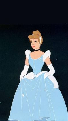 the princess from disney's sleeping beauty in her blue gown and white gloves with stars on