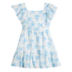 Your little one will love this elegant girls 7-16 Poppies & Roses back bow floral dress. Your little one will love this elegant girls 7-16 Poppies & Roses back bow floral dress. FEATURES Squareneck Short sleeves Above the knee length Regular fitFABRIC & CARE Tencel, ramie Polyester lining Machine wash Imported Size: 8. Color: Blue. Gender: female. Age Group: kids. Elegant Girls, Elegant Girl, Blue Gender, Ball Dresses, Above The Knee, Fabric Care, Gender Female, The Knee, Floral Dress