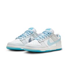 Nike Dunk Low '520 Pack Ocean Bliss' FN3433-141 - KICKS CREW Nike Dunk Low 520, Cute Dunks, Nike Jordan Air 1, Fire Shoes, Vibrant Aesthetic, Pretty Sneakers, Dance Ideas, Trendy Shoes Sneakers, Preppy Shoes