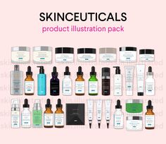 Skincare Graphics, Esthetician Branding, Fur Oil, Product Illustration, Waxing Salon, Esthetician Marketing, Business Graphics, Spa Business, Marketing Template