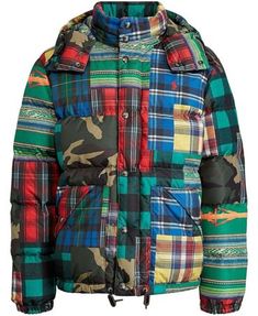 Tartan Patchwork, Hoodie Patchwork, Jacket Patchwork, Combat Jacket, Polo Ralph Lauren Hoodie, Ralph Lauren Hoodie, Ralph Lauren Jacket, Army Camo