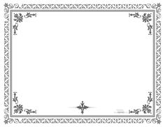 a black and white photo frame with an ornate design on it's border,