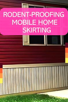 7 Methods for Rodent-Proofing Mobile Home Skirting Mobile Home Underpinning Ideas, Skirting Ideas For Mobile Homes, Diy Mobile Home Skirting, Metal Skirting, Mobile Home Upgrades, Mobile Home Siding, Mobile Home Roof, Cheap Mobile Homes