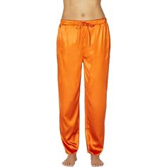 Delight in exquisite comfort in our stretch satin sleep pants, uniquely crafted by the designers at Intimo. These striking pants have a buttery soft texture and shimmer with a satiny finish. For questions regarding sizing, please refer to size chart. Size: S.  Color: Orange.  Gender: female.  Age Group: adult. Orange Cotton Sleepwear For Loungewear, Orange Pajamas Women, Orange Pajamas, Orange Relaxed Fit Sleepwear, Orange Long Sleeve Sleepwear, Mens Pyjama Bottoms, Mango Clothing, Plus Size Robes, Plus Size Pajamas