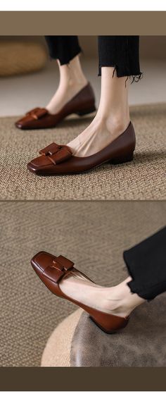 Loafer Women, Fall Fashion Shoes, Flat Shoes, Block Heel Loafers, Bridal Shoes Flats, Elegant Flats, Loafer Shoes Women, Fashion Shoes Sandals, Leather Flat Shoes