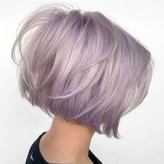 Purple Silver Hair, Short Lavender Hair, Pastel Lavender Hair, Silver Hair Short, Silver Purple Hair, Hair Dues