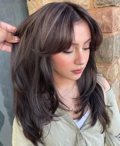 Hair Cut, Brown Hair, Bangs, I Hope, Hairstyles, Wall, Hair