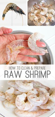 how to clean and prepare raw shrimp