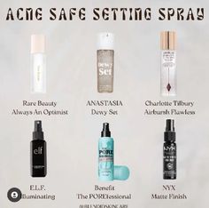 Acne Safe Makeup, Makeup Acne, Safe Makeup, Acne Makeup, Simple Makeup Tips, Artist Tips, Makeup For Black Skin, Makeup Artist Tips, Makeup Help