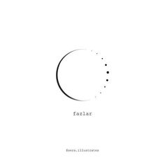 the word fafaia written in black ink on a white background with an abstract circle