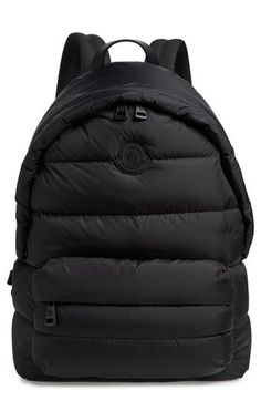 Moncler cleverly references its beloved puffers in this channel-quilted backpack made from water-repellent nylon. Top zip closure Top carry handle; adjustable backpack straps Exterior zip pocket Interior zip pocket Textile Imported Designer Handbags Quilted Nylon Standard Backpack, Quilted Nylon Backpack, L'artisan Parfumeur, Quilted Backpack, Beauty Devices, Sports Sweatshirts, Crossbody Messenger Bag, Fabric Gift Bags, Backpack Straps