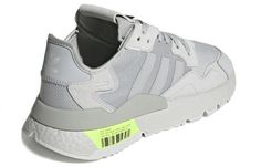 Adidas Nite Jogger Grey FV3619 Casual Running Sneakers With Reflective Logo, Casual Sneakers With Reflective Logo For Streetwear, Casual Sneakers With Reflective Logo For Sports, White Casual Sneakers With Reflective Logo, Adidas Nite Jogger, Nite Jogger, Joggers Shoes, Adidas Joggers, Triple Black