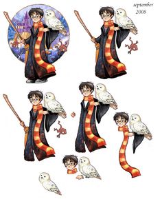 harry potter and his owl friends from harry potter's hog potters, which is the