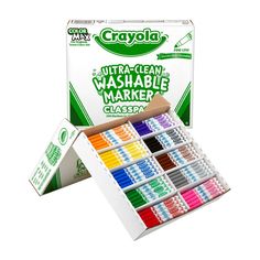 crayon ultra - clean washable markers in a box